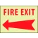Glow Sign Vinyl - Left Arrow
