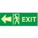 Glow Sign Rigid Plastic - Exit(w/ Door And Left Arrow)