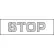 Parking Lot Stencil 18x4 - Stop