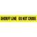 NMC 3"W x 1000'L Yellow Barricade Tape, "Sheriff Line Do Not Cross"