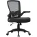 Boss Office Products® Flip Arm Mesh Back Task Chair, 18-1/2" - 21-1/2"H Seat, Black