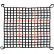US Netting Military Grade Cargo Lifting Net, 4500 lb. Capacity, 10" Opening, 300"L x 300"W, Black