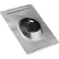 Oatey 11832 1/2" - 1" Aluminum No-Calk® Roof Flashing - Solar 12-1/2"L x 9"W Base - Pkg Qty 12