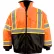 OccuNomix 2-in-1 X Back Hi-Visibility Bomber Jacket with Black Bottom, Class 3, M, Orange