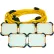 CEP 97135, 50' 18/2 SJTW LED String Light, 5 lights