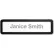 Lorell Cubicle Nameplate Black