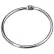 Officemate® Loose-Leaf Book Rings, 1-1/2" Diameter, Silver, 100/Box