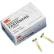 Officemate® Round Head Fastener, 1" Length Shank, 3/8" Head, Brass Plated, 100/Box