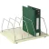 Omnimed® Table Top Storage Rack, 5 Binder Capacity, Beige