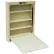 Omnimed® Medcessity Desk, 4 Shelves, 18"W x 4"D x 24-1/2"H, Beige