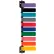 Omnimed® 291840 10-Flag Room ID System, 4"L Aluminum Flags, 1/PK