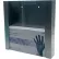 Omnimed Slimline Double Stainless Steel Glove Box Holder, 9-5/8"W x 2"D x 10"H