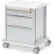 Omnimed® Omni Under-Counter Storage Cart with 3 Drawers and Key Lock, White
