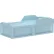 Cortech® USA Solstice Bed with Safety Rail, 80" x 36", Blue Gray