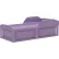 Cortech® USA Solstice Bed with Safety Rail, 80" x 36", Indigo
