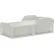 Cortech® USA Solstice Bed with Safety Rail, 80" x 36", Stone Gray