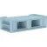Cortech® USA Endurance™ Bed 2.1 with Side/End Storage Compartments, 86" x 42", Blue Gray
