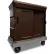 Cortech USA Chuckwagon® Max Food Delivery Cart w/Locking Hasp Doors, 64" x 33" x 64", Brown