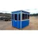 Guardian Booth Pre-Assembled Guard Booth, 6'x6' Interior, Blue - Economy Model