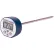 REED Instruments Stainless Steel Digital Stem Thermometer, Waterproof, LR44 Battery