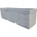 Concrete Outdoor Planter w/Forklift Knockouts, 96"Lx24"W x 30"H Rectangle Gray Limestone