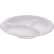 Pactiv Evergreen™ Placesetter Satin Foam Plate w/ 3 Compartment, 9" Dia, White, Pack of 500