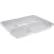 Pactiv Evergreen™ Foam School Tray w/ 5 Compartment, White, Pack of 500