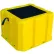 1 Step Nestable Plastic Step Stand Tall - Yellow 19-1/2"W x 14"D x 12"H - NTST-1 YEL
