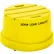 1 Step Plastic Step Stand Round - Yellow 21"Dia x 12"H - ST-1R YEL