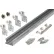 Primeline Products 161791 Bi-Pass Closet Track Kit, 48" 2 Door Hardware Pk