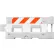 Plasticadeยฎ Hydrocadeโข Water Filled Barricade with HIP Sheeting, White