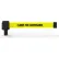 Banner Stakes PLUS Wall Mount Retractable Belt Barrier, 15' Yellow "Closed For Maintenance" Belt