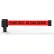 Banner Stakes PLUS Wall Mount Retractable Belt Barrier, 15' Red "Do Not Enter-Arc Flash" Belt