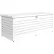Biohort® Galvanized Steel Leisure Time Deck Box, 210 Gallon Capacity, White