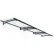 Palram - Canopia Aquila™ 4500 15' x 3' Awning, Gray/Clear