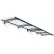 Palram - Canopia Aquila™ 4100 14' x 3' Awning, Gray/Clear