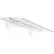 Palram - Canopia Bordeaux 2230 7' x 5' Awning, White/Diffused Clear