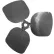 Three Wing Condenser Fan Blade, Interchangeable Hub, Aluminum Blade, CW, 20" Dia., 24 ° Pitch
