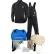 Enespro® ArcGuard® 12 cal Arc Flash Kit W/Short Coat & Bib Overall in UltraSoft, XL, Sz 10
