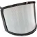 Traverse™ Safety Helmet Metal Mesh Face Shield, One Size, Black