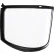 Traverse™ Safety Helmet Face Shield, Polycarbonate, One Size, Clear