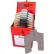 Size H 8" x 8" Stainless Steel Slotted Shim, 52 Piece Assortment - Made In USA