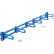 Vestil Steel Vertical Bar Storage Rack, 14-1/4" x 101" x 9", Blue