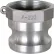 1-1/2" Aluminum Camlock Fitting - Male Coupler x FPT Thread