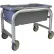 PVI Aluminum Lug Cart LUGCT1 - 1 Lug Cap. All-Welded 24-1/4"L x 16-1/2"W x 20"H, Gray, No lugs