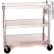 Prairie View Aluminum Utility Cart w/3 Shelves, 400 lb. Capacity, 24"L x 18"W x 36"H