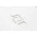 Prairie View POTHOOK, Pothooks for Pot Rack Wall Shelve, 2-1/2"W x 3-1/4"H x 3/4"L, Stainless Steel