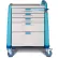 Capsa Healthcare Avalo® Emergency Cart, Blue, Compact Height