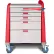 Capsa Healthcare Avalo® Emergency Cart, Red, Compact Height
