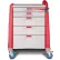 Capsa Healthcare Avalo® Emergency Cart, Red, Intermediate Height
